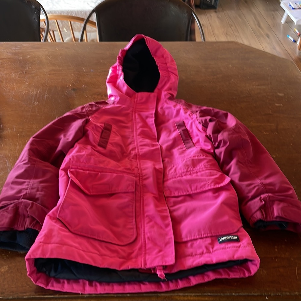 Lands End Squall Waterproof Insulated Winter Jacket Coat Size small/4t
